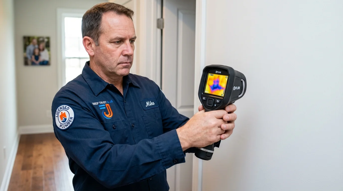Thermal imaging leak detection by Johns Plumbing LLC in Bremen